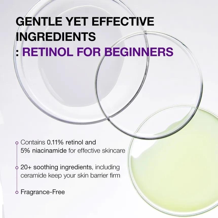 Anua Retinol 3 Peptide Night Repair Cream - Image 2