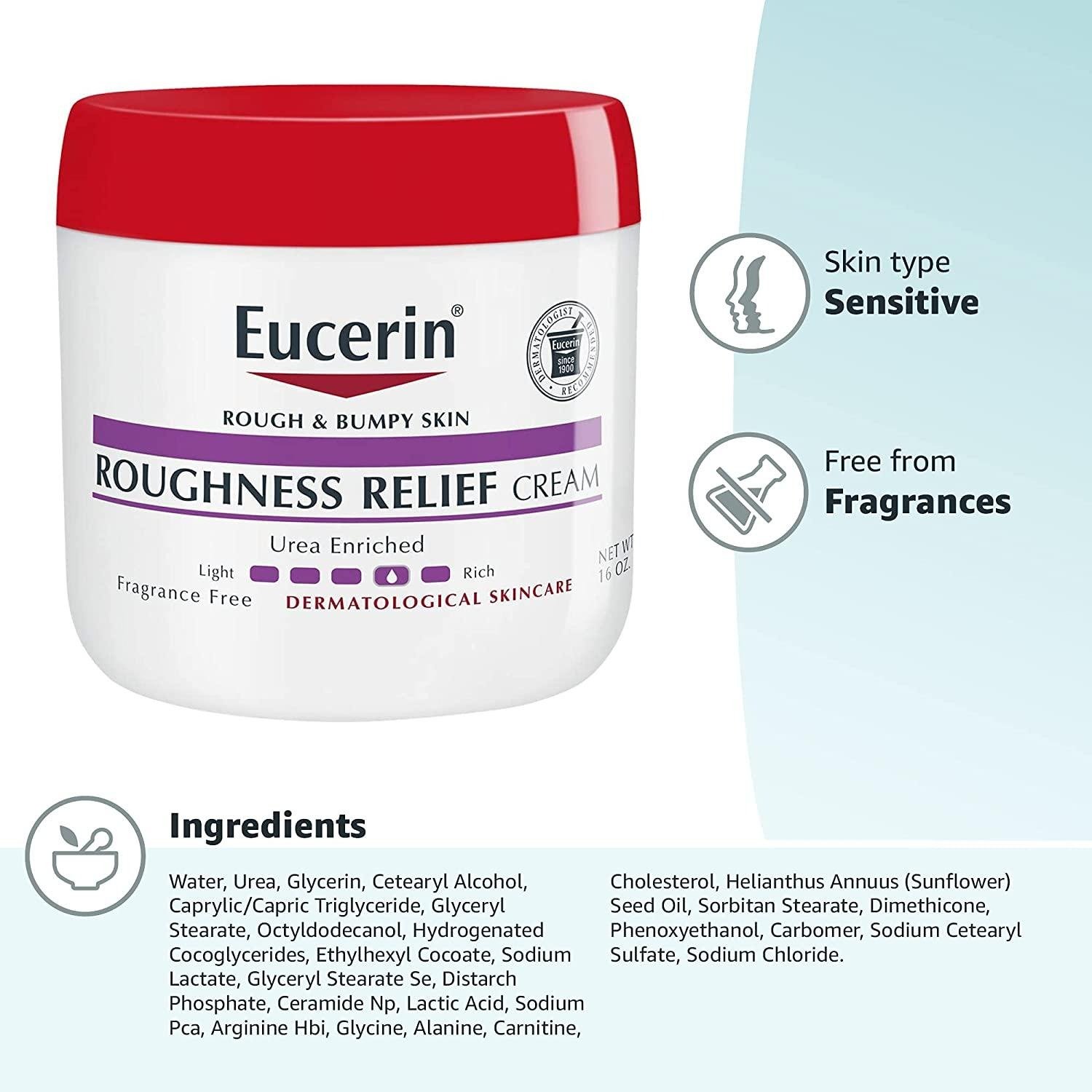 Eucerin Roughness Relief Cream (454g / 16 oz) - Image 4