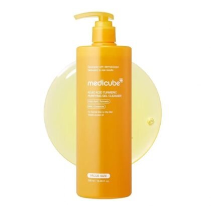 Medicube Kojic Acid Turmeric Purifying Gel Cleanser (500mL)