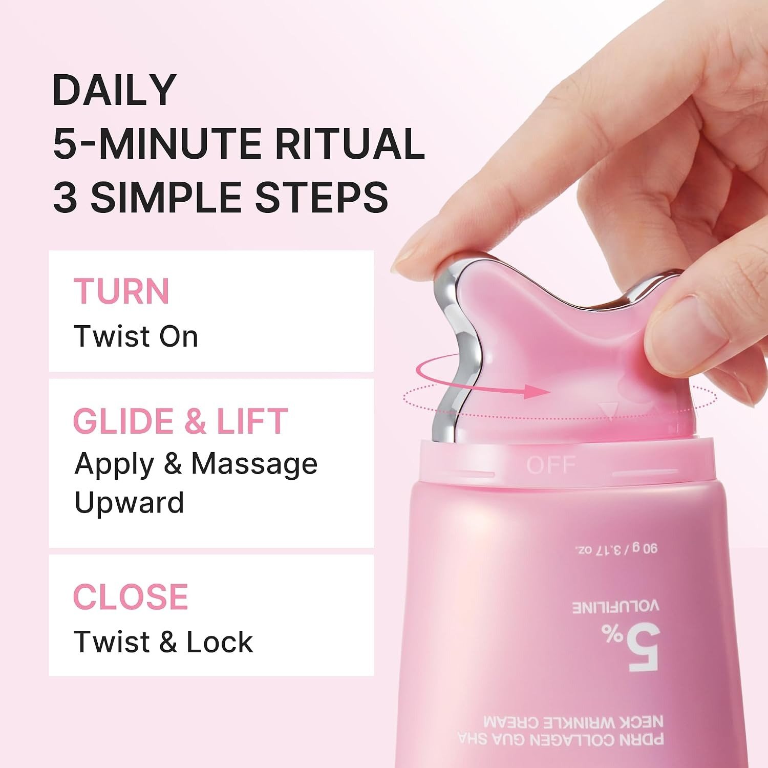 Medicube PDRN Collagen Gua Sha Neck Wrinkle Cream - 90g - Image 2