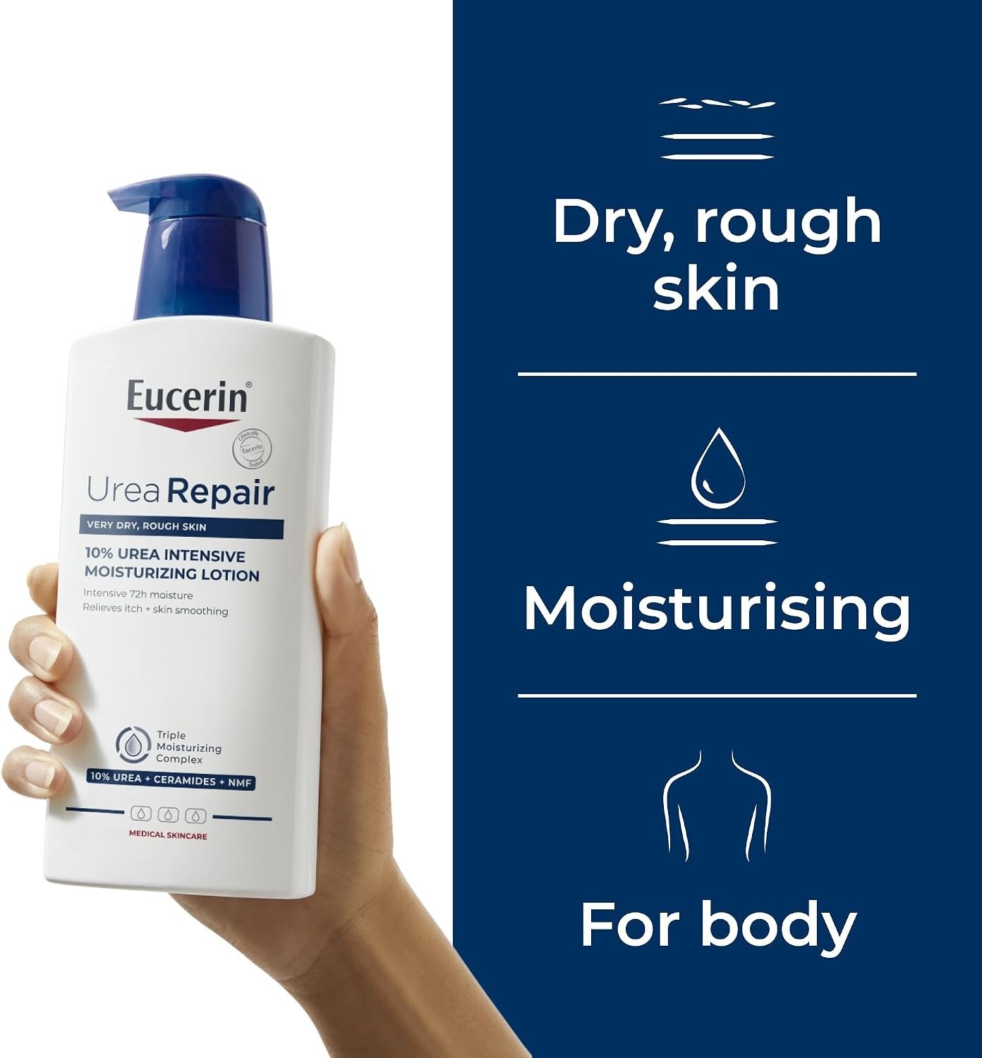Eucerin Urea Repair 10% Urea Lotion 400ml - Image 2