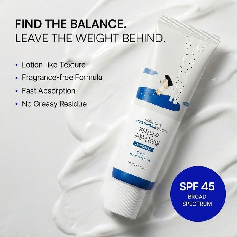 Round Lab Birch Juice Moisturizing Sunscreen (50ml) - Image 3