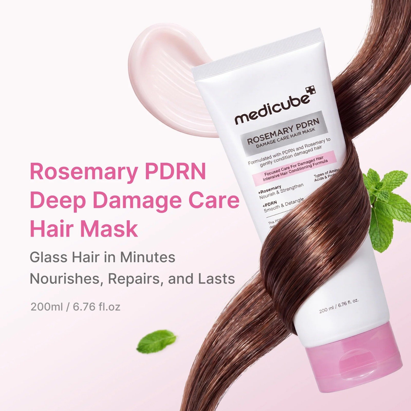 Medicube Rosemary PDRN Damage Care Hair Mask 200ml - Image 2