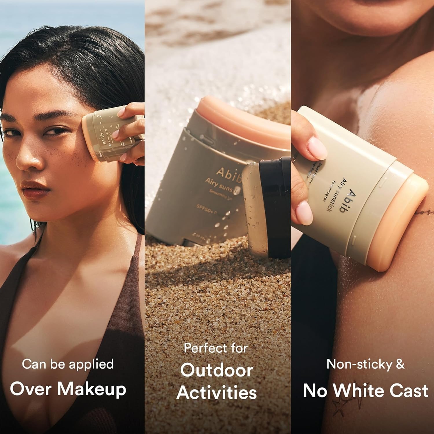 Abib Airy Sunstick Smoothing Bar SPF50+ PA++++ (23g) - Image 5