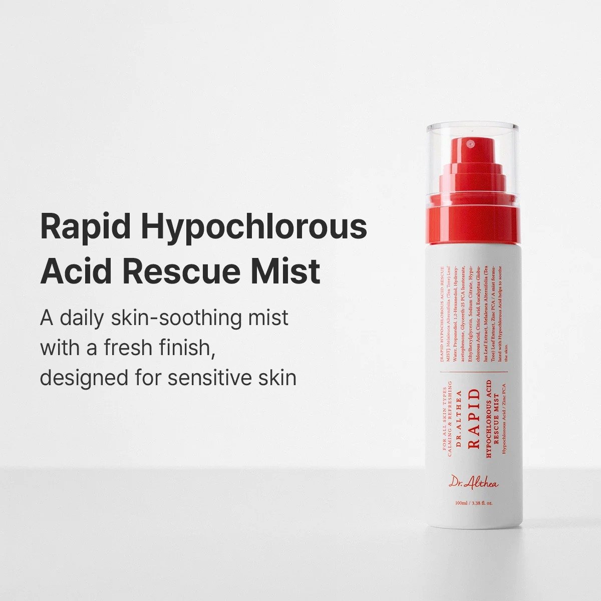 Dr. Althea Rapid Hypochlorous Acid Rescue Mist (100ml) - Image 3