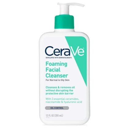 Cerave foaming facial cleanser 355ml
